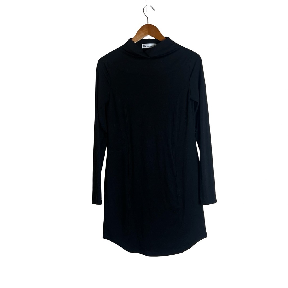 Fig voyage black long sleeve dress. Size XS